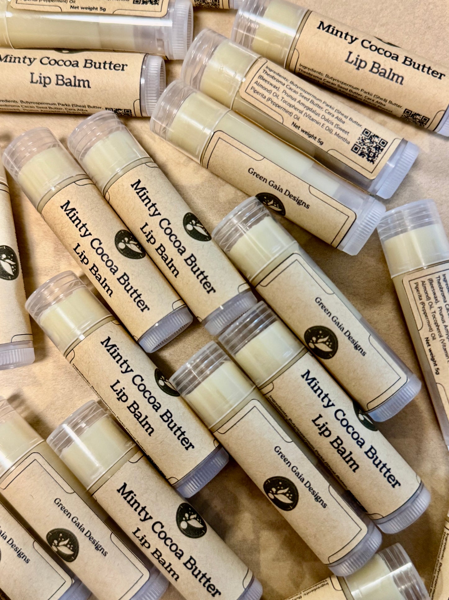 Minty Cocoa Butter Lip Balm