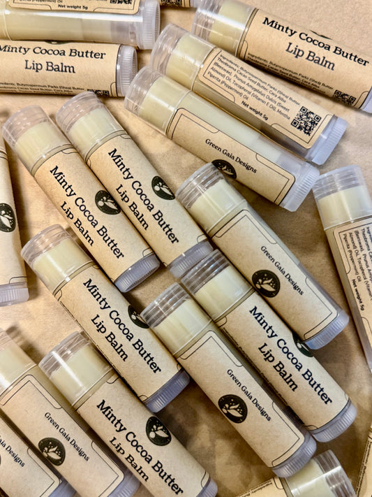 Minty Cocoa Butter Lip Balm